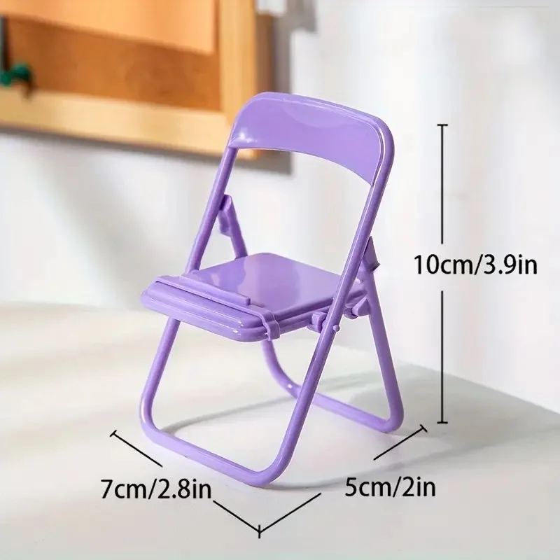 Plastic Chairs Foldable for 1/6 Dollhouse Accessories Doll Furniture Mini Support Miniature Items Bjd Armchair,Children\'s Gifts