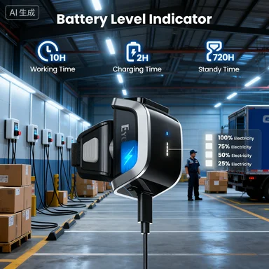 Eyoyo Barcode Scanner 2D QR Bluetooth 4.0 Wearable Ring with Auto-Sense Scanning Prefix Suffix for Retail Warehouse Logistics