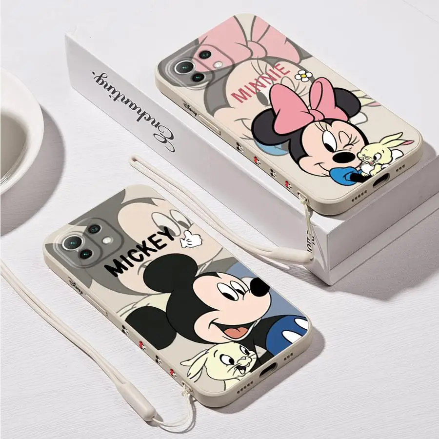 Disney Cute Mickey Phone Case for Xiaomi Mi 11 Lite12T  10T 11T Pro 13 pro Poco X3 Pro F4 F5 X4 X5 Pro X3 nfc Soft TPU