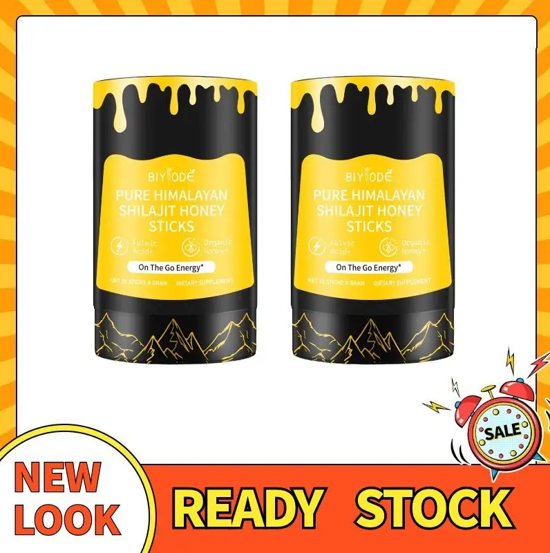 【BIYBODE】 أعواد عسل شيلجيت 760 جرام 2 عبوة من مستخلص عشبي للحيوية والعافية
