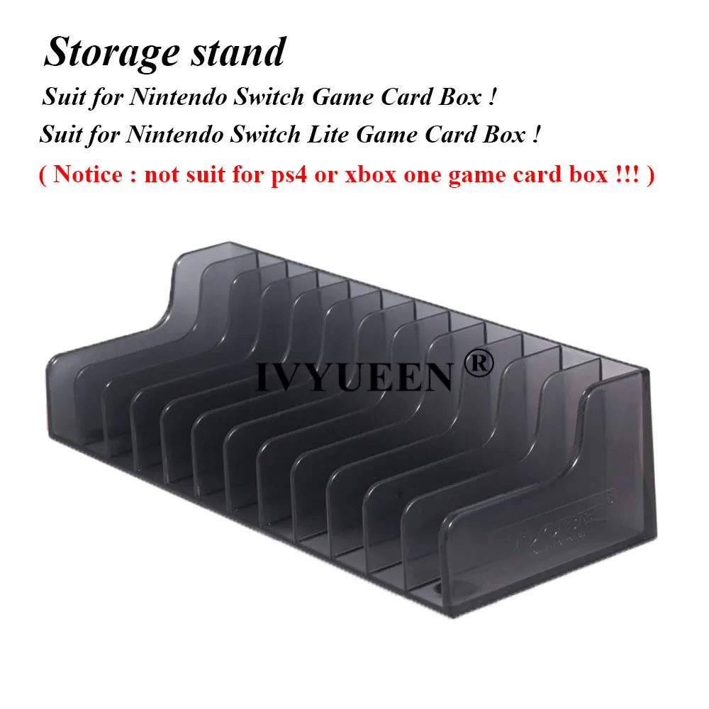 IVYUEEN 1 PCS for Nintendo Switch OLED Console Game Card Box Storage Stand Holder for NintendoSwitch Lite Disk Card Holder Stand