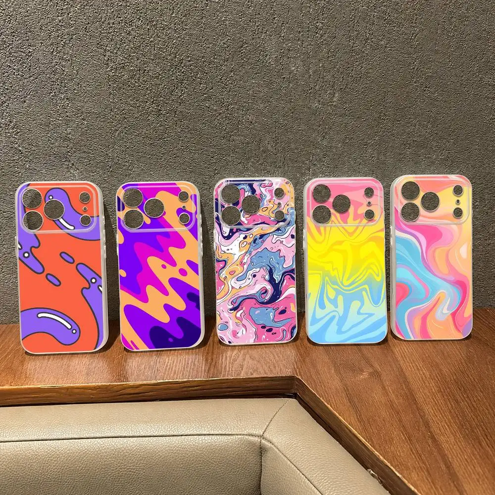 

Vibrant Color Graffiti For Magsafe Wireless Charging Case for iPhone 17 16 14 15 Plus 13 12 Pro Max Air 11 TPU Soft Cover