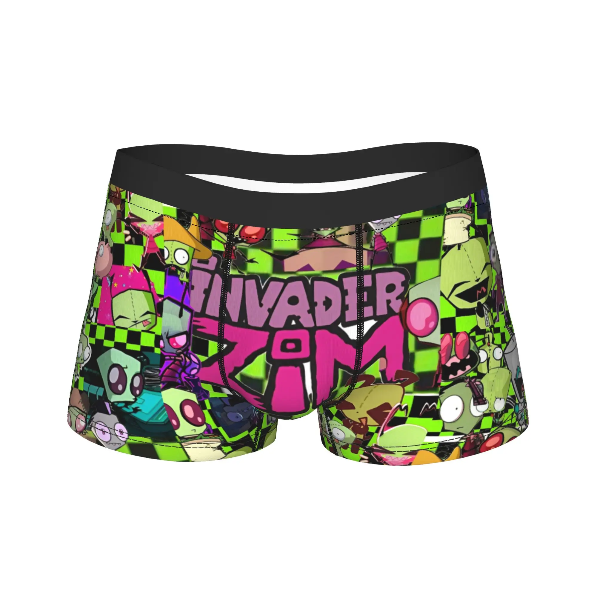 

Novelty Boxer Kawaii Invader Zim Shorts Panties Briefs Men Underwear Soft Underpants for Homme Plus Size