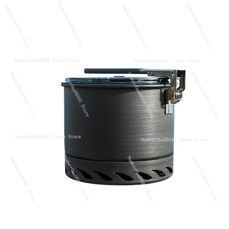 

Портативная походная печь Cookset с теплообменником с ветрозащитным экраном для пеших прогулок с рюкзаком