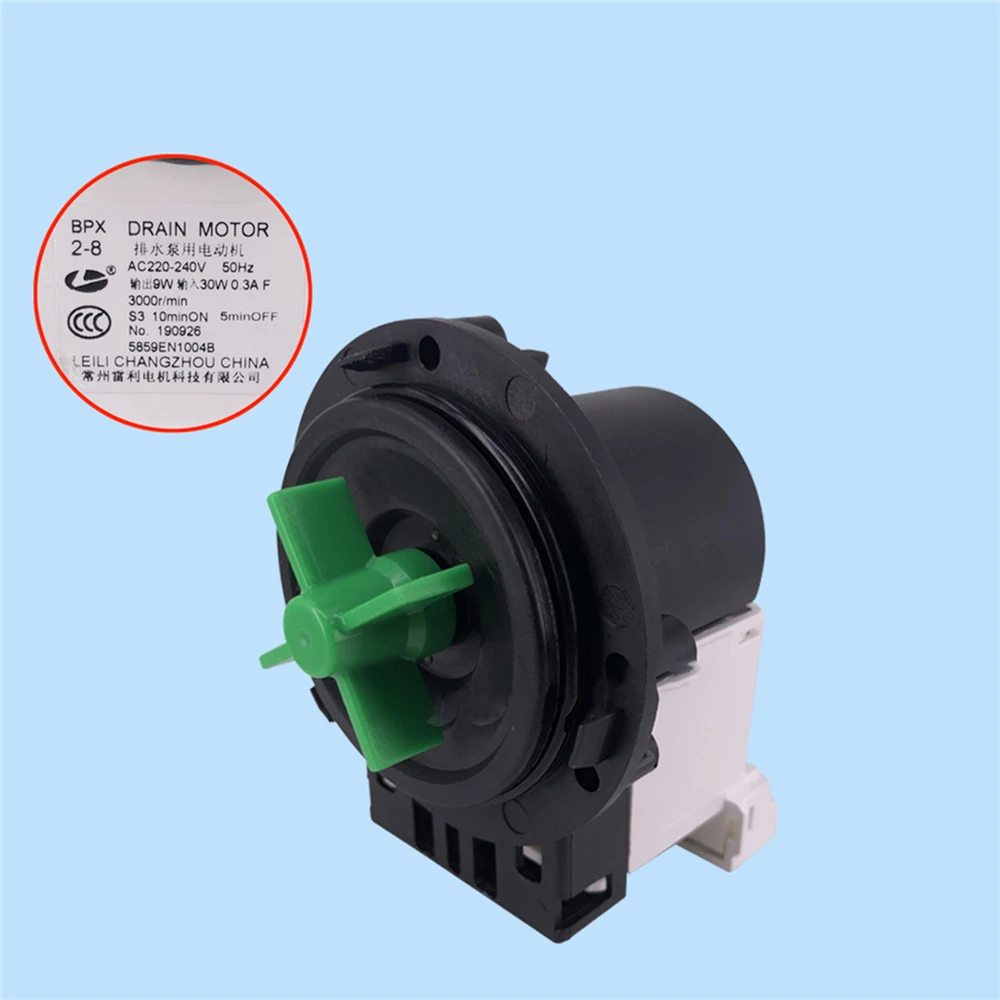 AC220-240V Drain Motor BPX2-8 5859EN1004B Drain Pump Motor for LG Drum Washing Machine WD-T12235 Repair Part