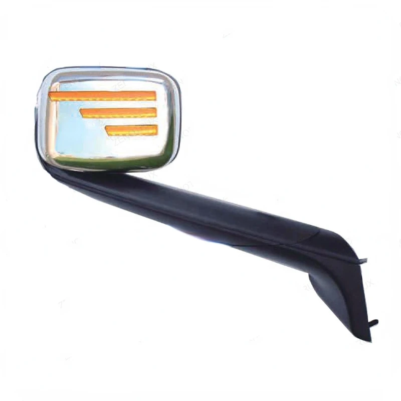 Passenger And Driver Amber LED Signal-Bar Pattern Hood Mirrors for   2018 & newer