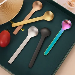 Coffee Spoons Stainless Steel Mini Teaspoons for Stirring Mixing Coffee Ice Cream Sugar Dessert Cake Soup Tableware Supplies