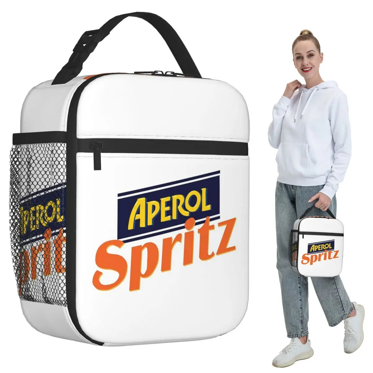 

Термосумка для обедов Aperol Spritz для детей, школьный термоконтейнер, герметичный ланч-бокс, сумка-холодильник для еды