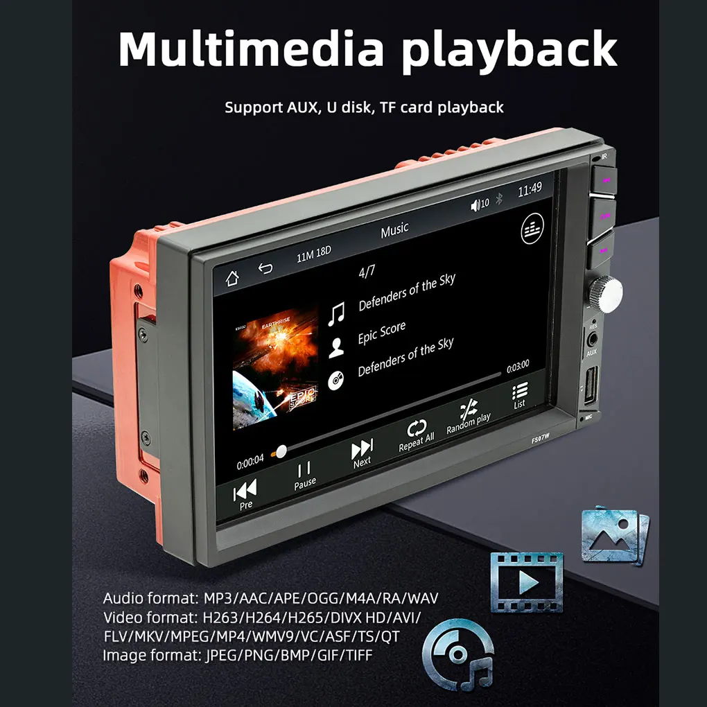 Car Radio 7Inch Hig… - image