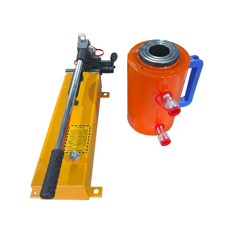 Double-acting manual 30t50t80t100 tons pull-up piercing jack