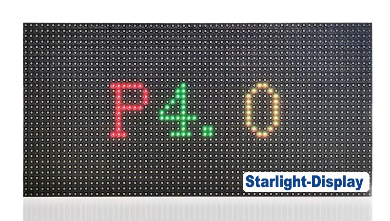 Best  P4 Indoor LED Display Module 256x128m 64x32 dots  SMD RGB Full color LED display panel module