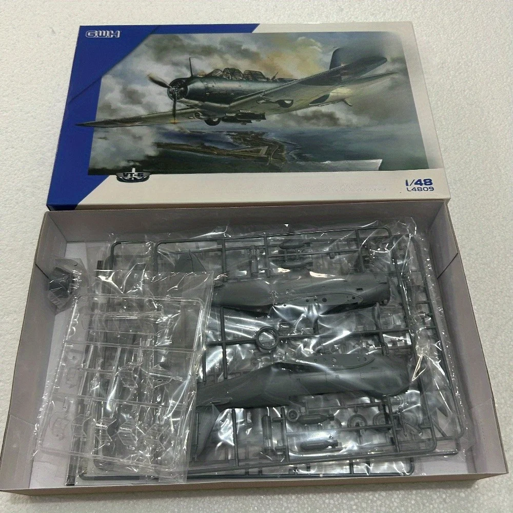 

Assemble Attack Aircraft Scale Model Kit 1:48 L4809 Douglas TBD-1 Devastator 1942 Top quality By Great Wall Hobby