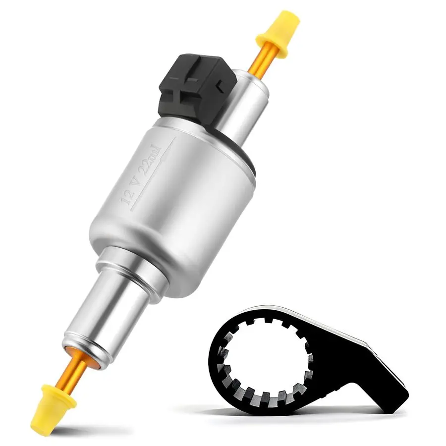 Heizöl-Kraftstoffpumpe, 12 V, 24 V, 22 ml, leiser Gas-Lufterhitzer, elektrische Kraftstoffpumpe, passend für Webasto Eberspacher All China 2 kW 5 kW 8 kW Ai
