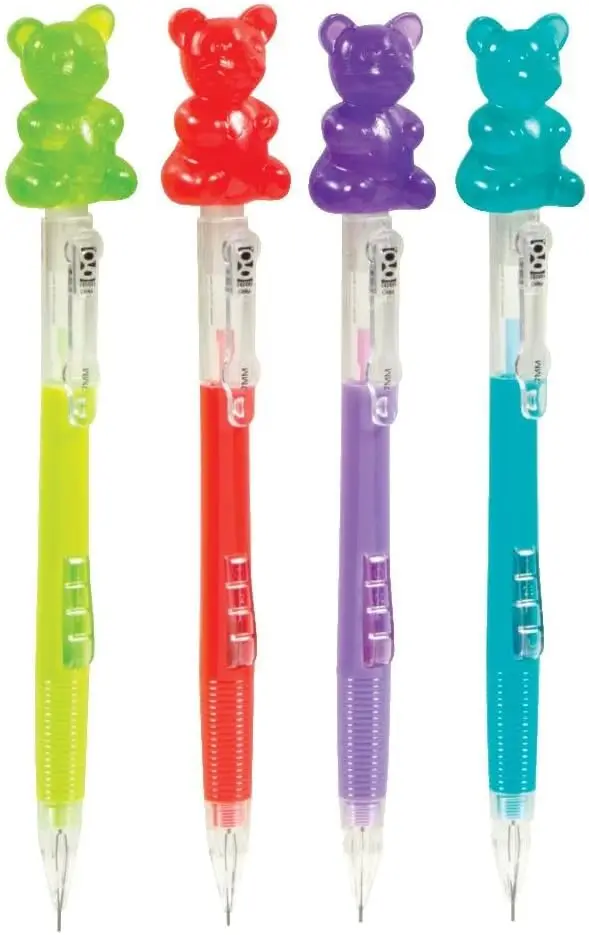 

Ароматизированные механические карандаши в форме жевательных конфет, 24 штуки в упаковке, с забавными наконечниками для творческого письма