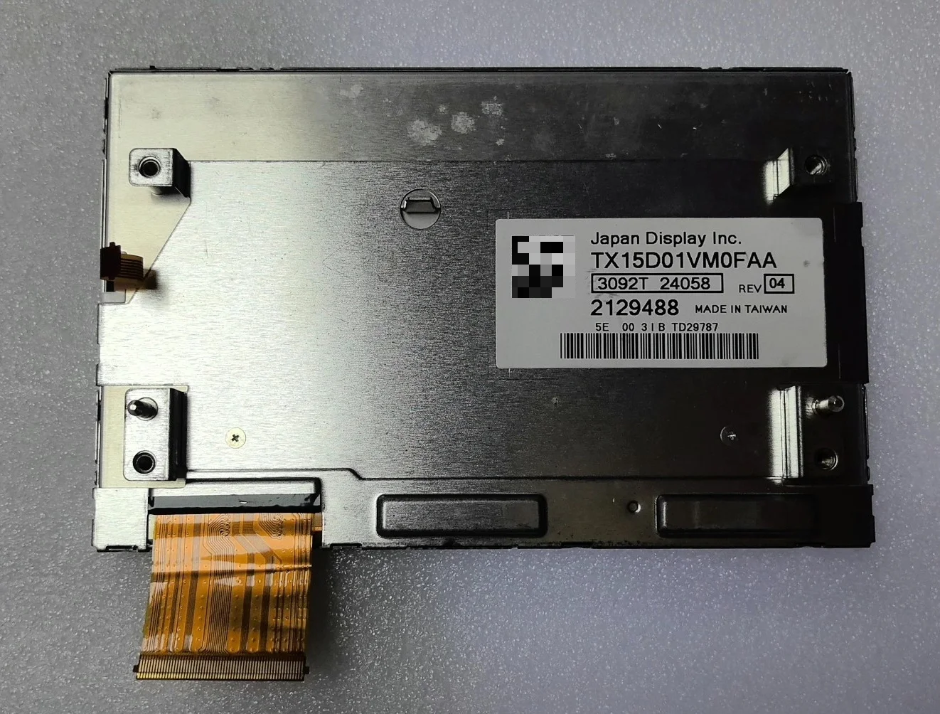 TX15D01VM0FAA Tampilan Layar LCD Asli