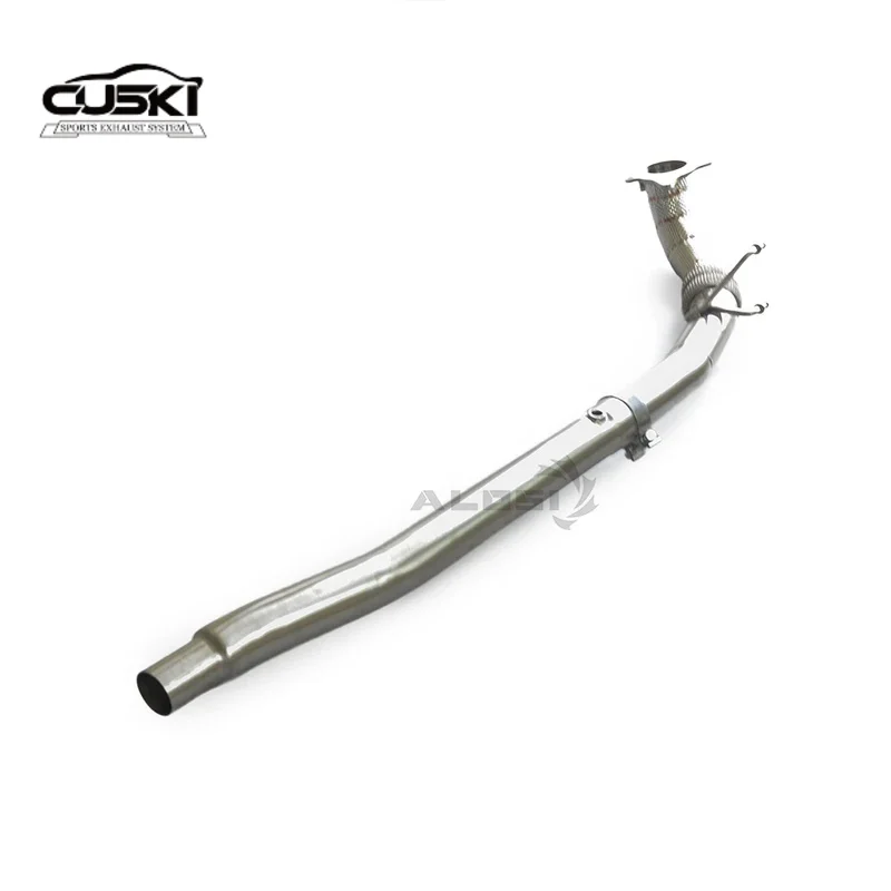 

Stainless steel free flow direct exhaust downspout suitable for Volkswagen Scirocco R 2.0T 2011-2018 automotive exhaust retrofit