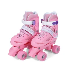 Breathable Skating Shoes Kids Beginner Roller Skating Shoes Stable Children Skates Adjustable Szie Roller Skates