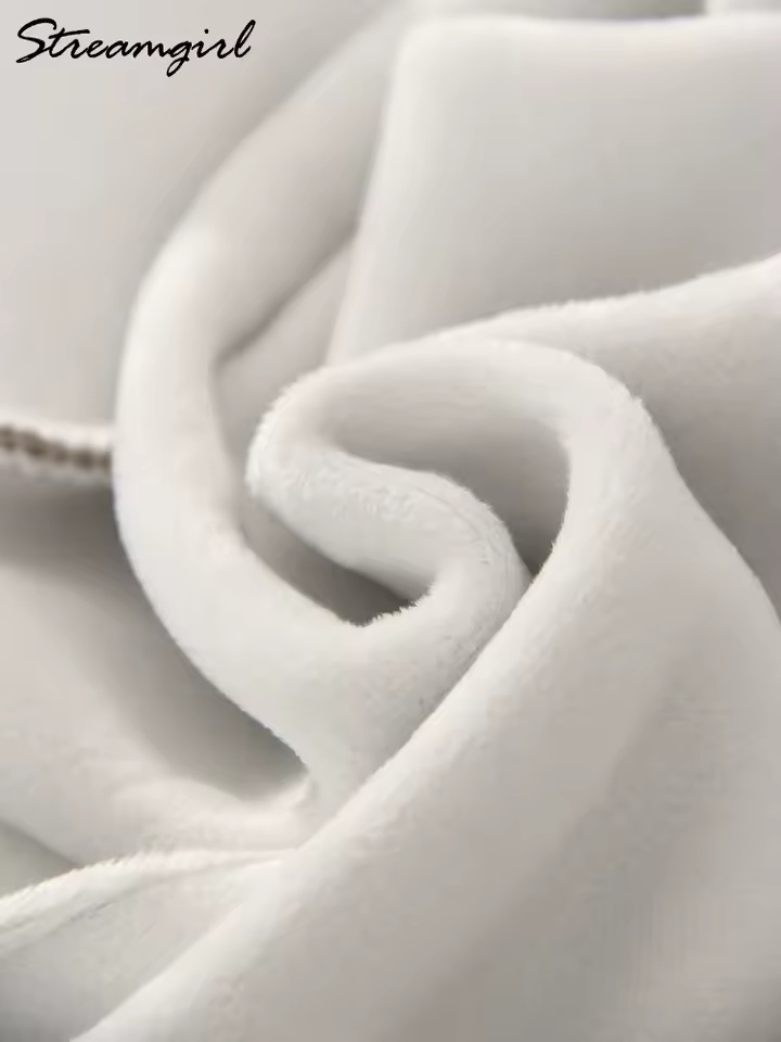 양털 와이드 레그 팬츠