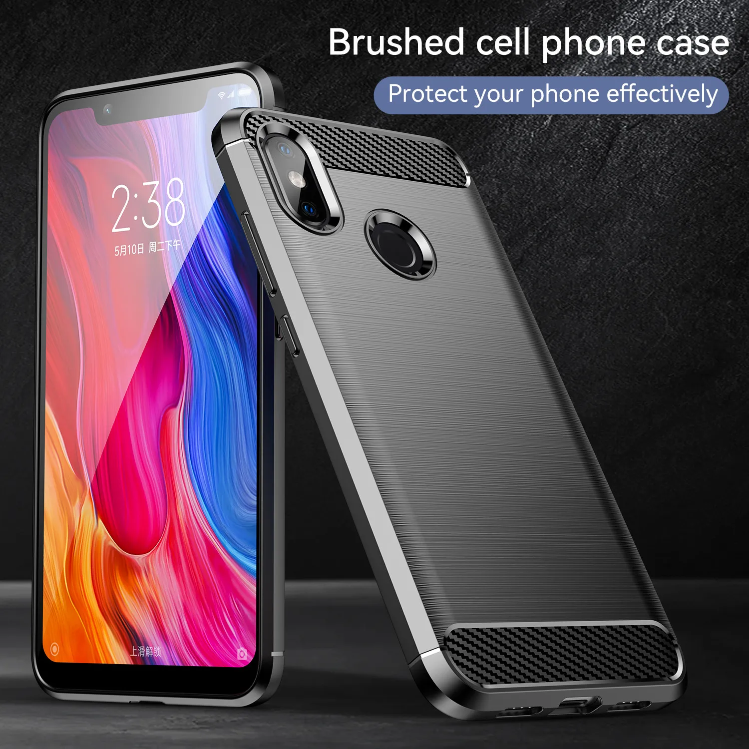 Shockproof Case For xiaomi 8 Mi8 Mi 9 lite Mi 9t pro Mi CC9 Pro cc9e Carbon Fiber Cover for mi 8se 9pro 5g mi9se Silicone Cases