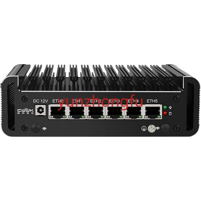 

N5105 soft routing six port 2.5G network card DDR4 dual memory/M2 NVMe solid state/4 USB/RS232 serial ports/mini host