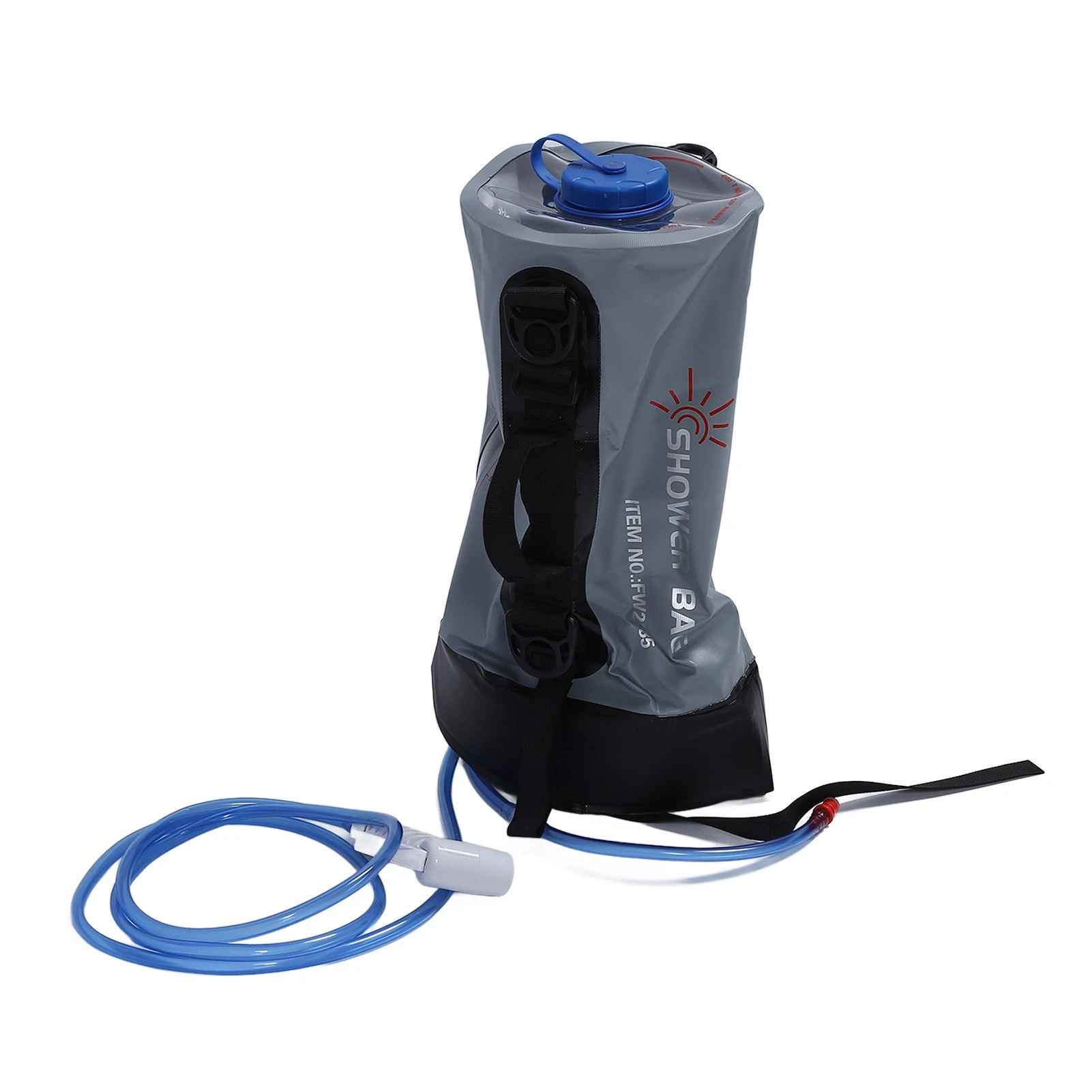 Camping Shower 12L Portable PVC with Shower Head Air Pump Hiking Shower Bag for Mountaineering Car Washing view 5