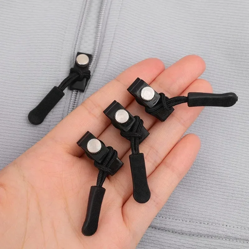 1/6/12Pcs Universal Zipper Repair Kit Quick Instant Detachable Zipper Head Replacement Zipper Slider Pull for Clothing Luggage