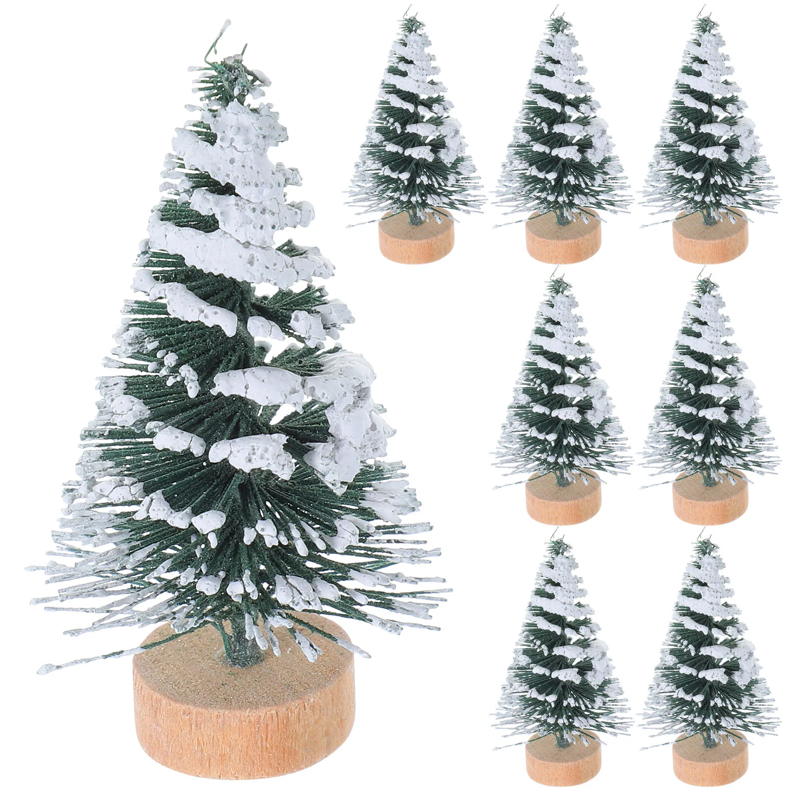 Bottle Brush Trees Christmas Halloween Decorations Indoor Small Ornaments Outdoor Garland