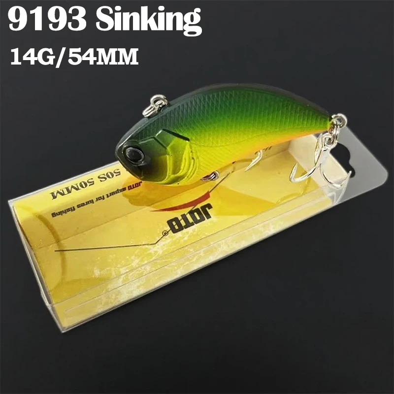 Wobbler hundimiento con vibración Crankbait sin labios VIB para trolling de agua salada - imagen 4