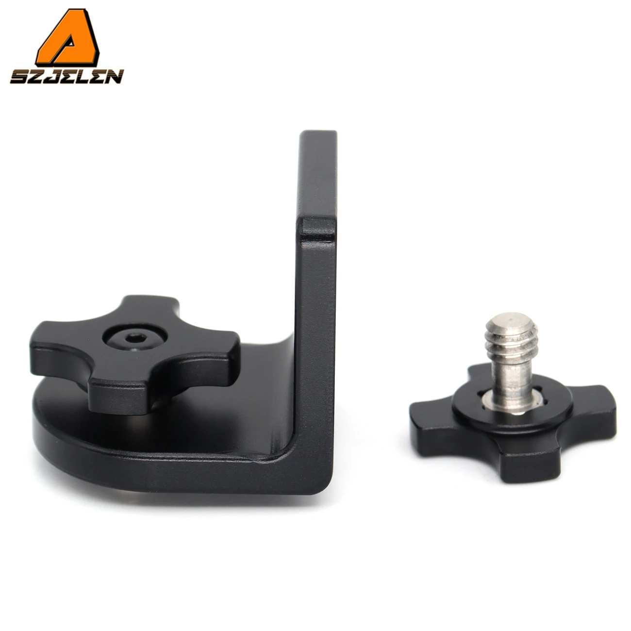 1/4" to 3/8" Screw Right-Angle Bracket, Universal Adapter for Photographic Equipment