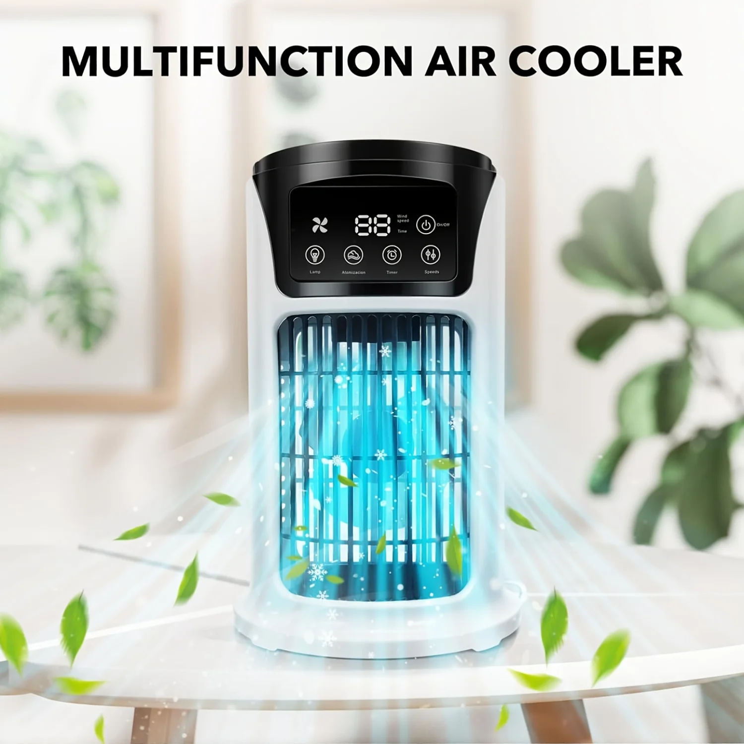 Portable Air Conditioner Humidifier Fan - Essential 3-in-1 Cooler USB - Back To School Supplies for RV Camping Picnic