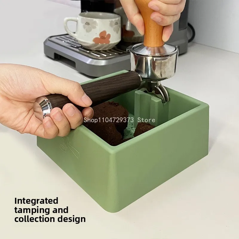 

Plastic Coffee Grounds Box Espresso Machine Silicone Multi Storage Box Bar Counter Waste Powder Storage Box Coffee Maker Tools