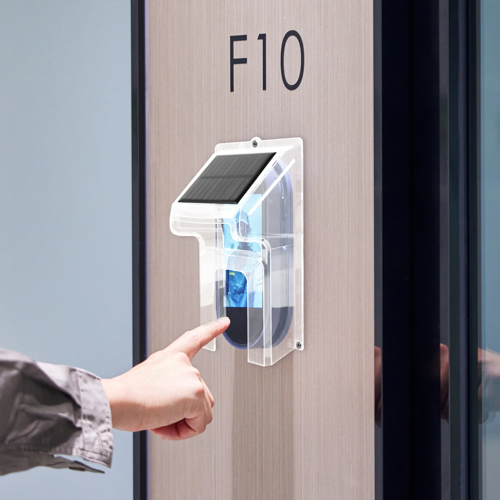 

Защитный чехол для дверного звонка, устойчивый к дождю, для улицы, водонепроницаемый, для кнопки камеры, универсальный, прозрачный, для контроля доступа