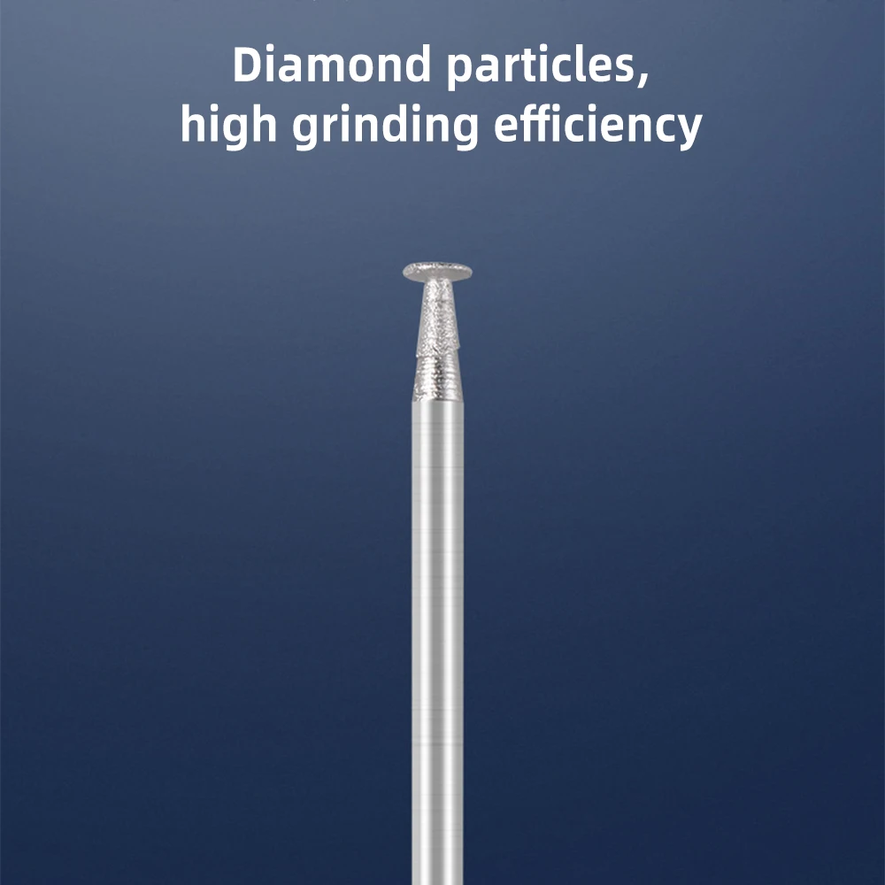 12 pz 2.35mm testa di molatura giada intaglio testa di molatura diamantata Ultra sottile T-Handle intaglio coltello accessori Set di strumenti di intaglio
