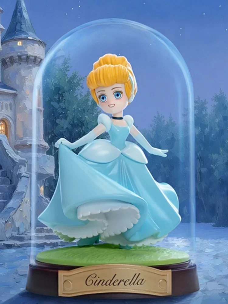 POP MART Disney PRINCESS Create Your World Serie Blind Box Spielzeug Mystery Box Niedliche Anime-Actionfiguren Heimdekoration Desktop-Modell