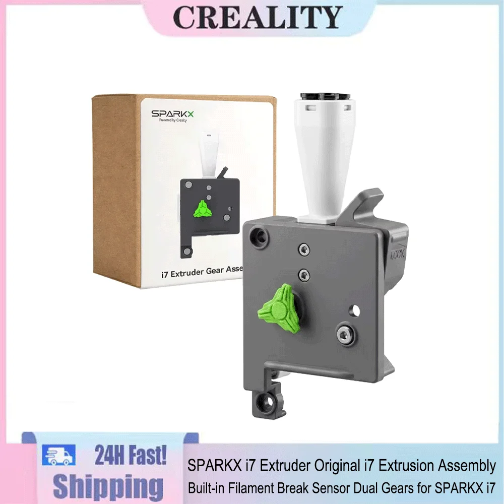 

Creality SPARKX i7 Extruder Original i7 Extrusion Assembly Built-in Filament Break Sensor Dual Gears for SPARKX i7 3D Printer