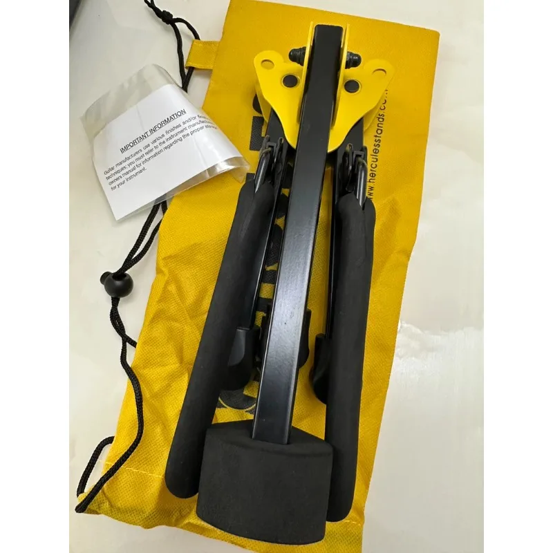 

GS401BB bakelite folk guitar stand, floor-to-ceiling vertical folding piano stand hanging hanger