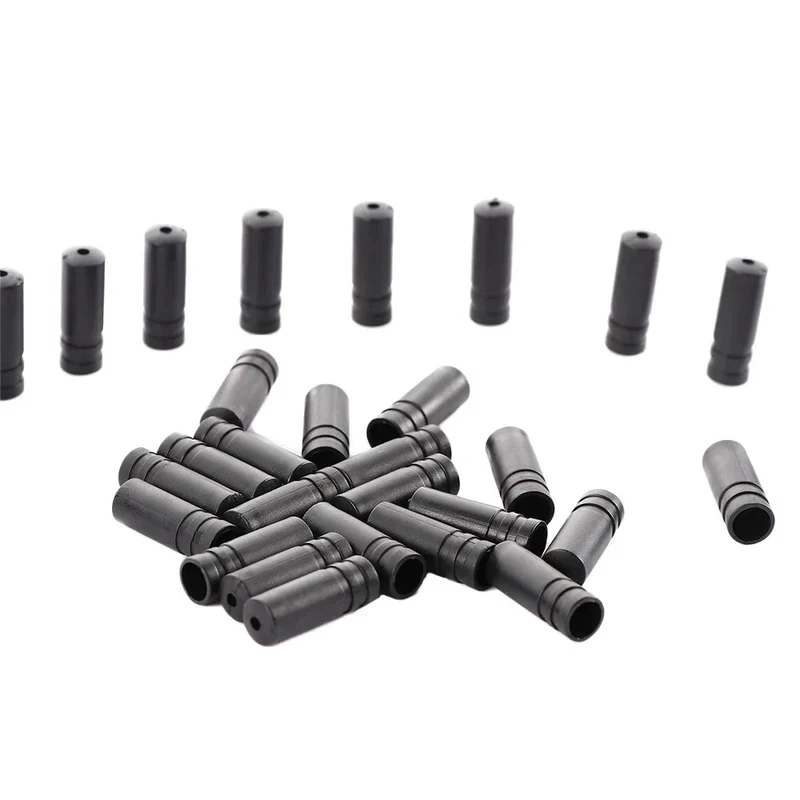 50Pieces Mountain road bike Bicycle Brake gear Outer cable end cap Cutting-edge connectivity Clamp Transmission Transmission Ste