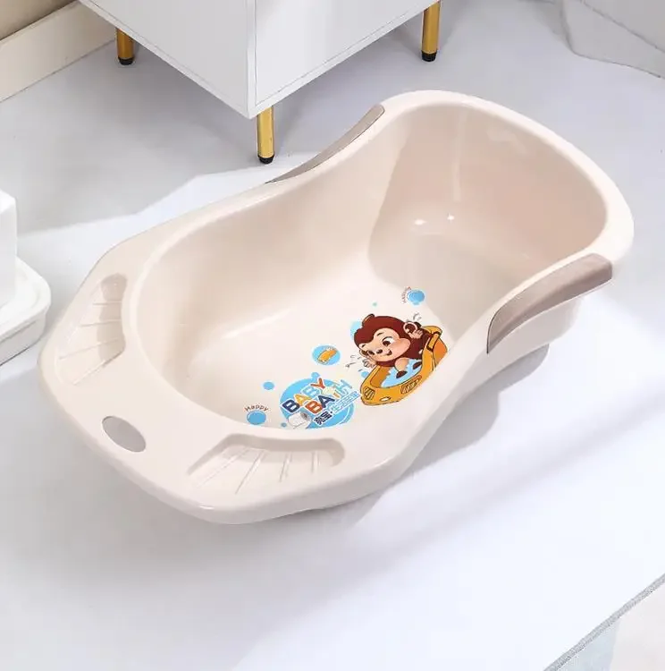 Baby bathtub, foldable, sitting and lying, large bath bucket, baby and newborn supplies