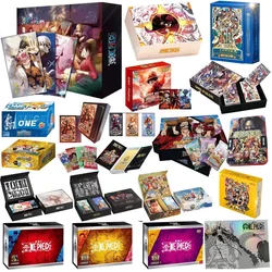 One Piece Card Anime Luffy Zoro Sanji Nami Chopper Franky Collection Cards TCG 25th Anniversary Cartas Battle for Child Birthday