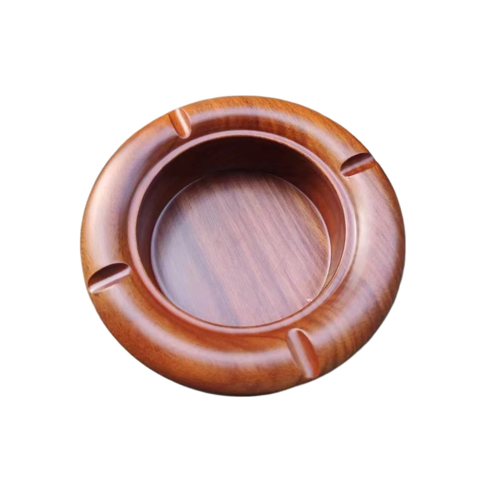 

Natural Rosewood Ashtray | Solid Wood Smoking Accessory | Small 5.5"/Medium 6.3" | Indoor & Outdoor Use