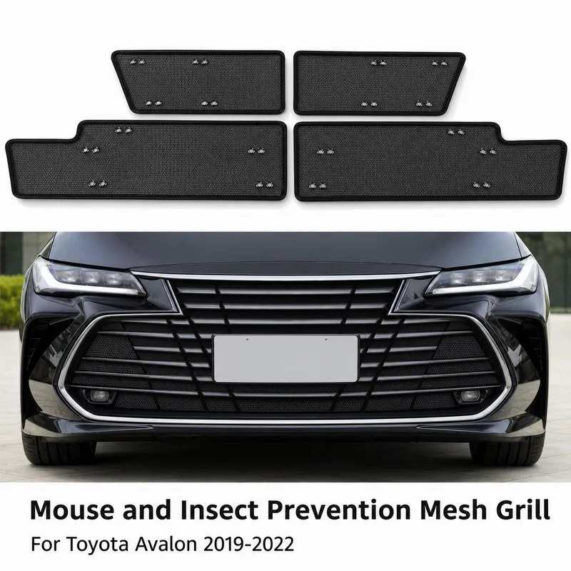 For Toyota Avalon 2019-2022 Mouse and Insect Prevention Mesh Grill Dust Filter Net Cotton Anti-Dust and Debris Protection