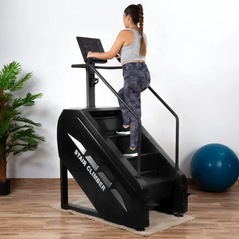

Commercial-Grade Machine | 15 Adjustable Speeds, Low-Impact Cardio & Strength Trainer with LED Display Electric Stair Climber
