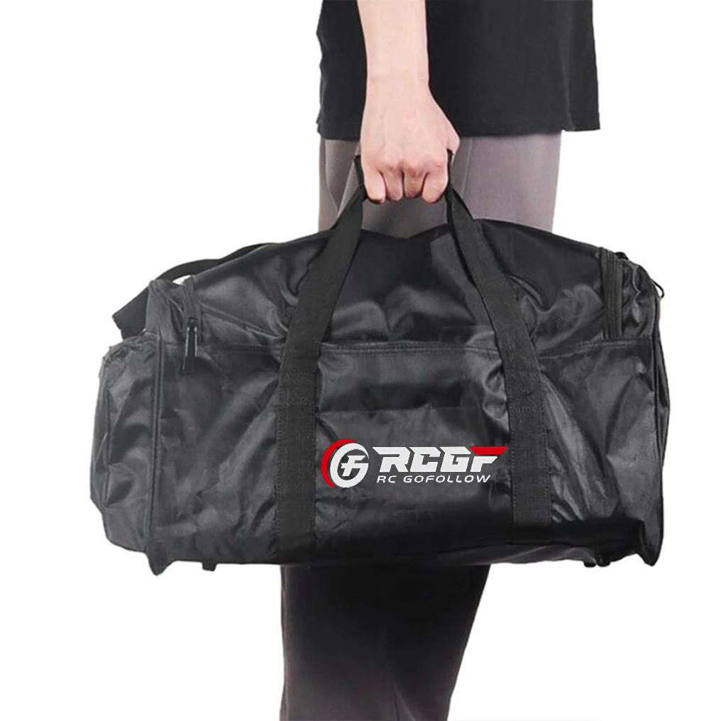 

RCGOFOLLOW Cloth Car Bag RC Upgrade Part Backpack For 1/10 YIKONG SCX10 Capra GEN8 TRX4 RC Car Part Black A