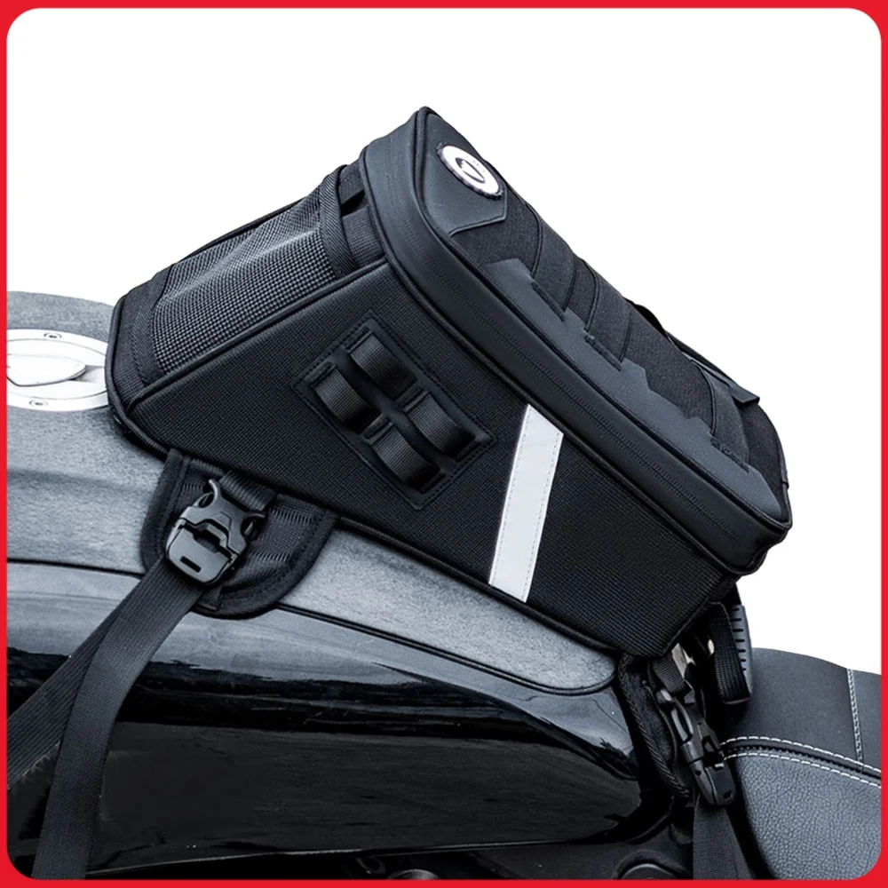 Fuel Tank Luggage Bag with Rain Cover Motorbike Tank Front Bag for Motorcycles