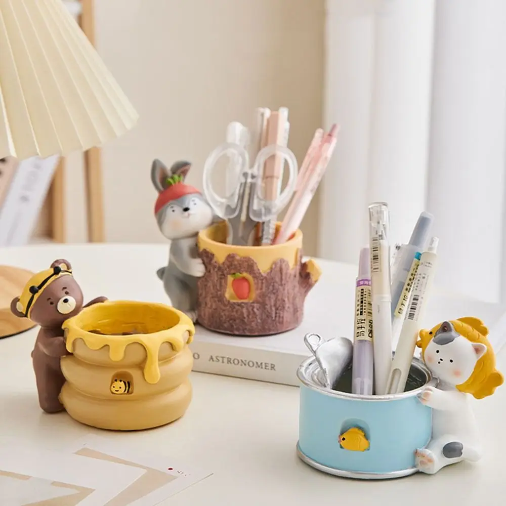 Creative Room Decor Succulent Planter Tabletop Accessories Decorative Flower Pots Home Decor Cartoon Animal Ornaments Plant Pots