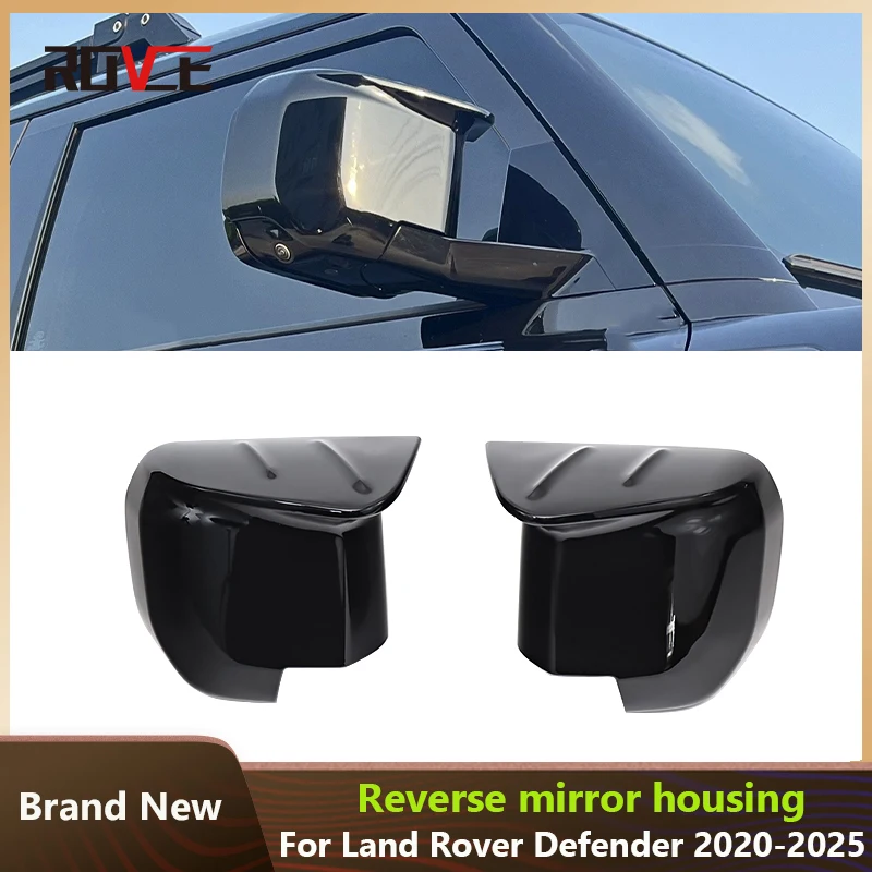 ROVCE Side Mirror Rearview Mirror Protective Housing for Land Rover Defender 90/110/130 L663 2020-2025 Accessories