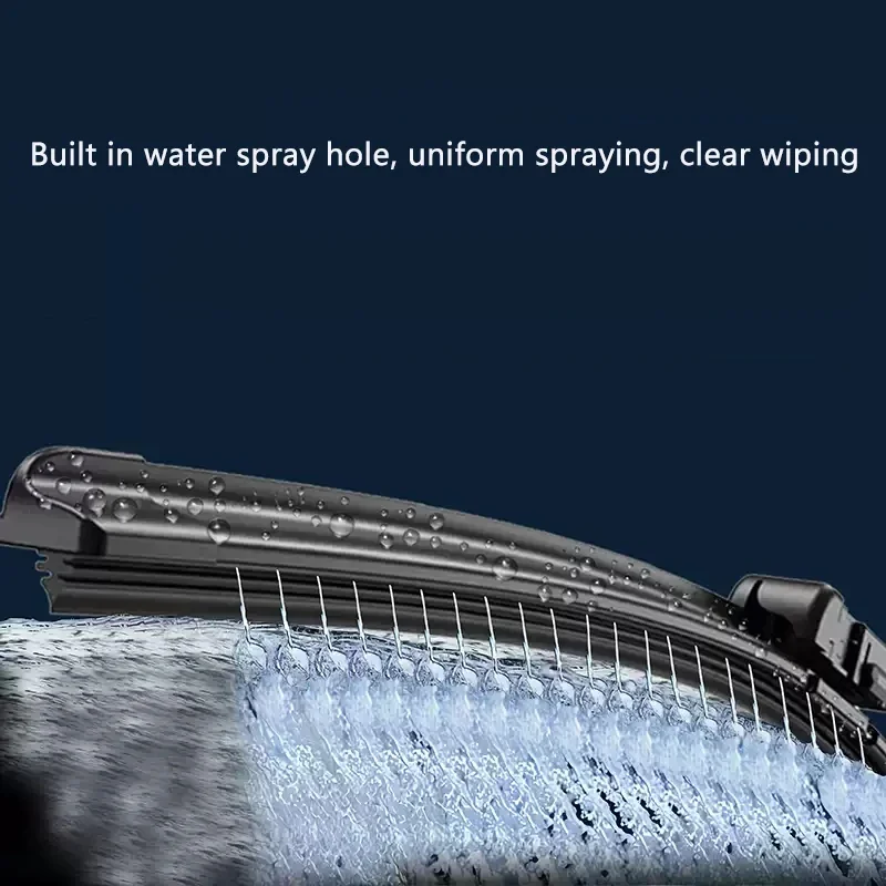 Car Custom Wet Arm Frameless Wiper Blades Upgrade Windshield Water Spray Cleaning Accessories For BYD ATTO 8 SEALION 8 2025 2026