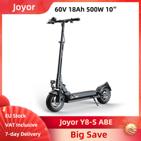 Joyor Y8-S ABE Electric Scooter 48V 26Ah 500W Engine Power Double Front Rear Suspension Advanced Cruise Control 10 Inch Air Tire