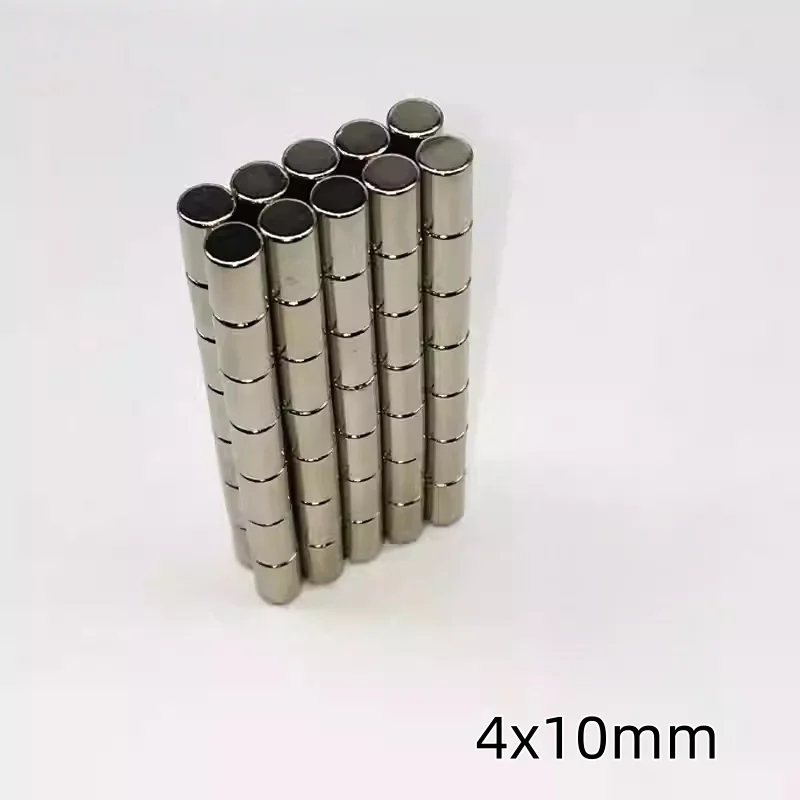4x10mm Round strong magnets for organizing memos, photos, and DIY on fridges and cabinets 4x10mm