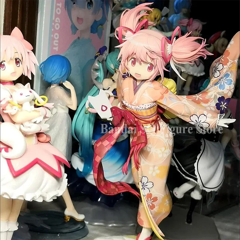 

Original F:nex Kaname Madoka Kimono Ver Anime Figure Puella Magi Madoka Magica Action Figurine Model Statue Toy Gift Decoration